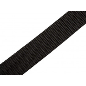 Gurtband 25mm -  schwarz