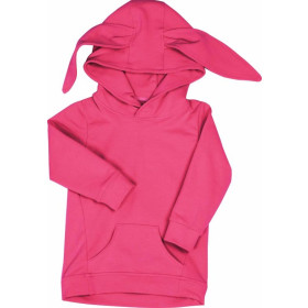 KINDER HOODIE BUNNY (PARIS) - B-25 FUCHSIEN - Sommersweat