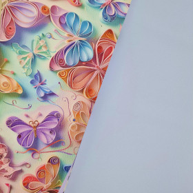 BABY BLUE - matt Kunstleder