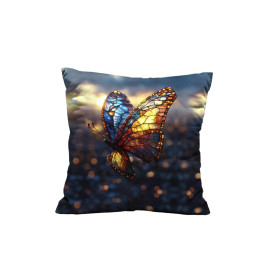 STAINED GLASS WZ.7 - Paneel (60cm x 50cm) Hydrophober angerauter Wintersweat