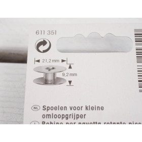 Nähmaschinenspulen für Umlaufgreifer 21,2mm  PRYM - 611351