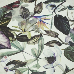 PARADIESBLUMEN (46 cm x 50 cm) - dickes geprägtes Kunstleder