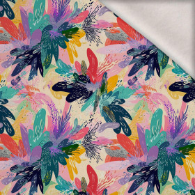 ABSTRACTION WZ.33 - Wintersweat angeraut mit Elastan ITY