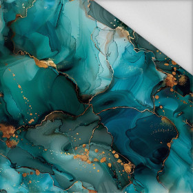 alcohol ink wz.10 TEAL - Wasserabweisende Webware