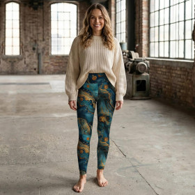 alcohol ink wz.16 TEAL - Sommersweat