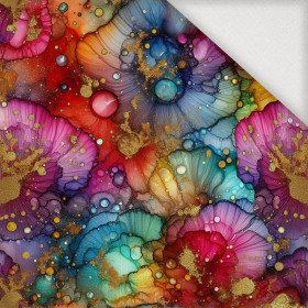 alcohol ink wz.17 RAINBOW - Webware für Tischdecken