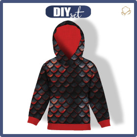 KINDER HOODIE (ALEX) - ANIMAL SKIN ms.11 - Nähset