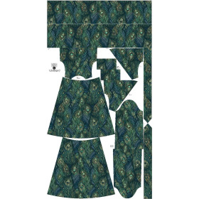 WICKELKLEID MIT RÜSCHEN (ABELLA) - ANIMAL SKIN ms.15 - Nähset 