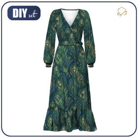 WICKELKLEID MIT RÜSCHEN (ABELLA) - ANIMAL SKIN ms.15 - Nähset 