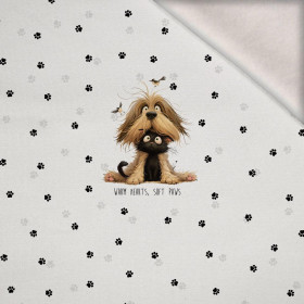 ANIMALS CUTE wz.10 - panel (60cm x 50cm) Wintersweat angeraut mit Elastan ITY