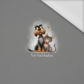 ANIMALS CUTE wz.14 - panel (60cm x 50cm) Wasserabweisende Webware