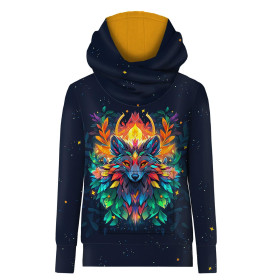 HYDROPHOBER HOODIE UNISEX - Animals mandala wz.4 - Nähset