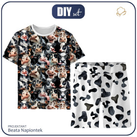 KINDERPYJAMA "ADA" -  ANIMALS MS.11 - Nähset 