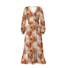 AUTUMN FLOWERS WZ.18 - Hydrophober angerauter Wintersweat