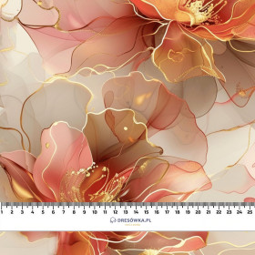AUTUMN FLOWERS WZ.18 - Hydrophober angerauter Wintersweat