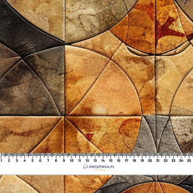 Batik Quilt wz. 3 - Hydrophober angerauter Wintersweat