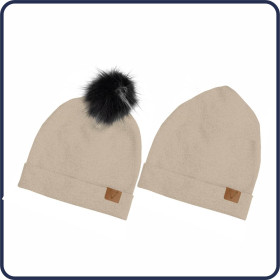 BEIGE - Mütze und Loop kreatives Nähset