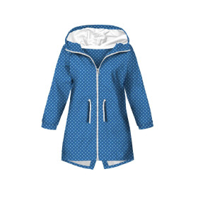KINDERPARKA (ARIEL) - HELLBLAUE PUNKTE / BLAU (KÜRBISGARTEN) - Nähset