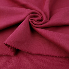 Diagonal-French Terry / HEAVY 450g - DUNKELROT (M-31)