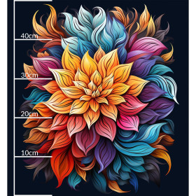 BOUQUET OF FLOWERS WZ.6 (46 cm x 50 cm) - dickes geprägtes Kunstleder