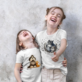 ANIMALS CUTE wz.17 - panel (60cm x 50cm) SINGLE JERSEY 