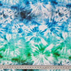 BATIK  Ms. 1 / blau - grün -  Sommersweat