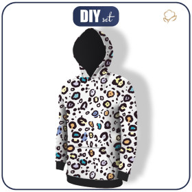 HERREN HOODIE (COLORADO) - SPRENKEL / bunt - Nähset