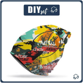 "Beanie" Mütze - CAMOUFLAGE BUNT 48-50
