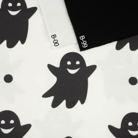 HALLOWEEN SCHWARZE GEISTERCHEN / weiß