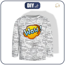 LONGSLEEVE - COMICS / wow - Nähset