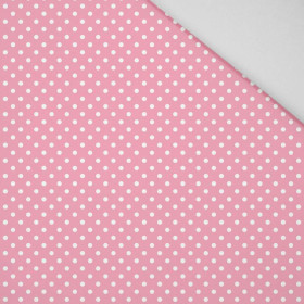 PUNKTE WEIß / violet - HOME DECOR PREMIUM Webware