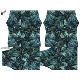Carmenausschnitt Bluse (SOFIA) - LEAVES M. 1 - Nähset 