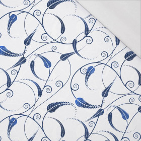 50CM BLÄTTER Ms. 5 (classic blue) - Single Jersey 120g