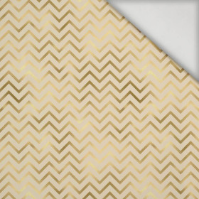 GOLDENE  ZICKZACK (GOLDENER OZEAN) / beige - Lycra 300g