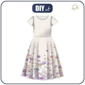 KINDER KLEID "MIA" - FLOWERS wz.10 - Nähset