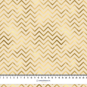 GOLDENE  ZICKZACK (GOLDENER OZEAN) / beige - Lycra 300g