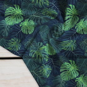 MONSTERA 2.0 / navy - Krepp