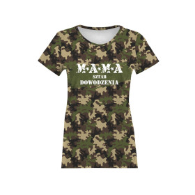 DAMEN T-SHIRT - MAMA / CAMOUFLAGE - Single Jersey 