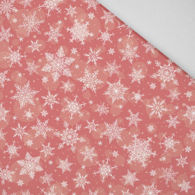 SCHNEEFLOCKEN MST. 2 / rot - HOME DECOR PREMIUM Webware