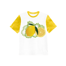 2-PACK - KINDER T-SHIRT  - FRÜCHTE M. 1 - Nähset