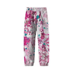 SOFTSHELL-HOSE (YETI) - PINK SPLATTER - Nähset