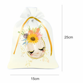 Geschenkbeutel - SCHLAFENDE OSTEREIER (SÜßE HÄSCHEN) - Nähset 