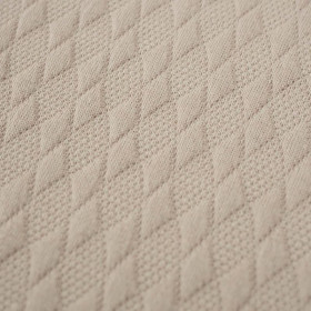 KAROS Ms. 2 / beige - Jacquard gesteppt wattiert