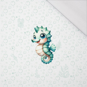 SEAHORSE (SEA ANIMALS M. 2) - Paneel (60cm x 50cm) SINGLE JERSEY 