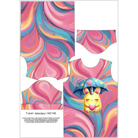 KINDER T-SHIRT - VALENTINE'S DAY / MONSTER - Nähset (116/122)