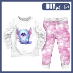 KINDERPYJAMAS "MIKI" - VALENTINE'S DAY / MONSTER - Nähset