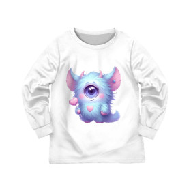 KINDERPYJAMAS "MIKI" - VALENTINE'S DAY / MONSTER - Nähset