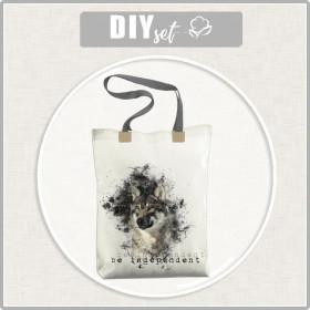 SHOPPER TASCHE - BE INDEPENDENT (BE YOURSELF) - Panama 220g Webware - Nähset