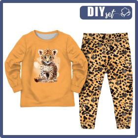 KINDERPYJAMAS "MIKI" - LITTLE LEOPARD - Nähset