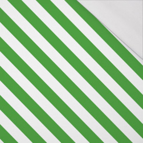 DIAGONALE STREIFEN / grün - Single Jersey  Sommersweat